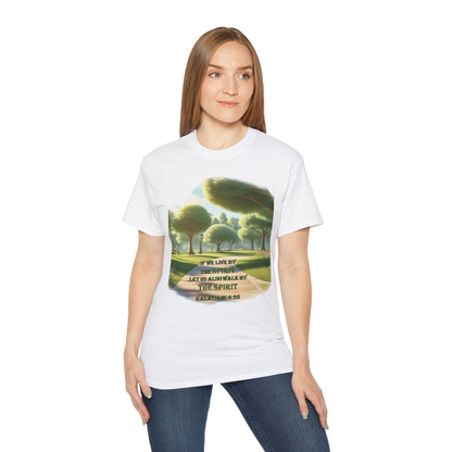 T‑Shirt — 'Walk by the Spirit' Scenic Faith Tee