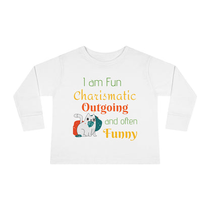Descriptive Toddler Long Sleeve Tee