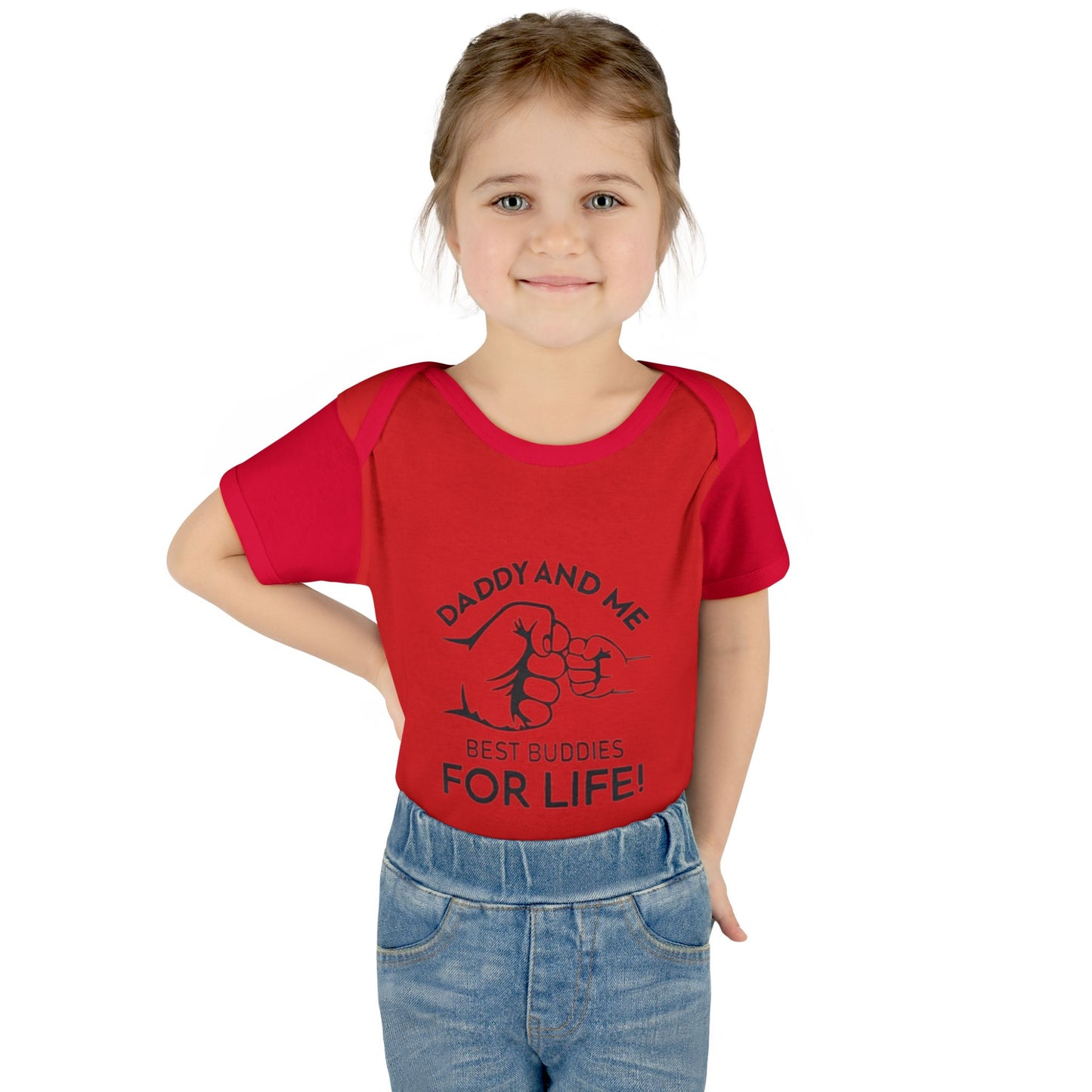 Dad and me Infant Baby Rib Bodysuit