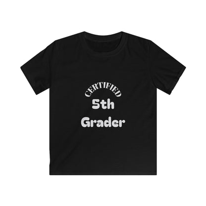 Certified 5th Grader Kids T‑Shirt – Back to School Graduation Tee