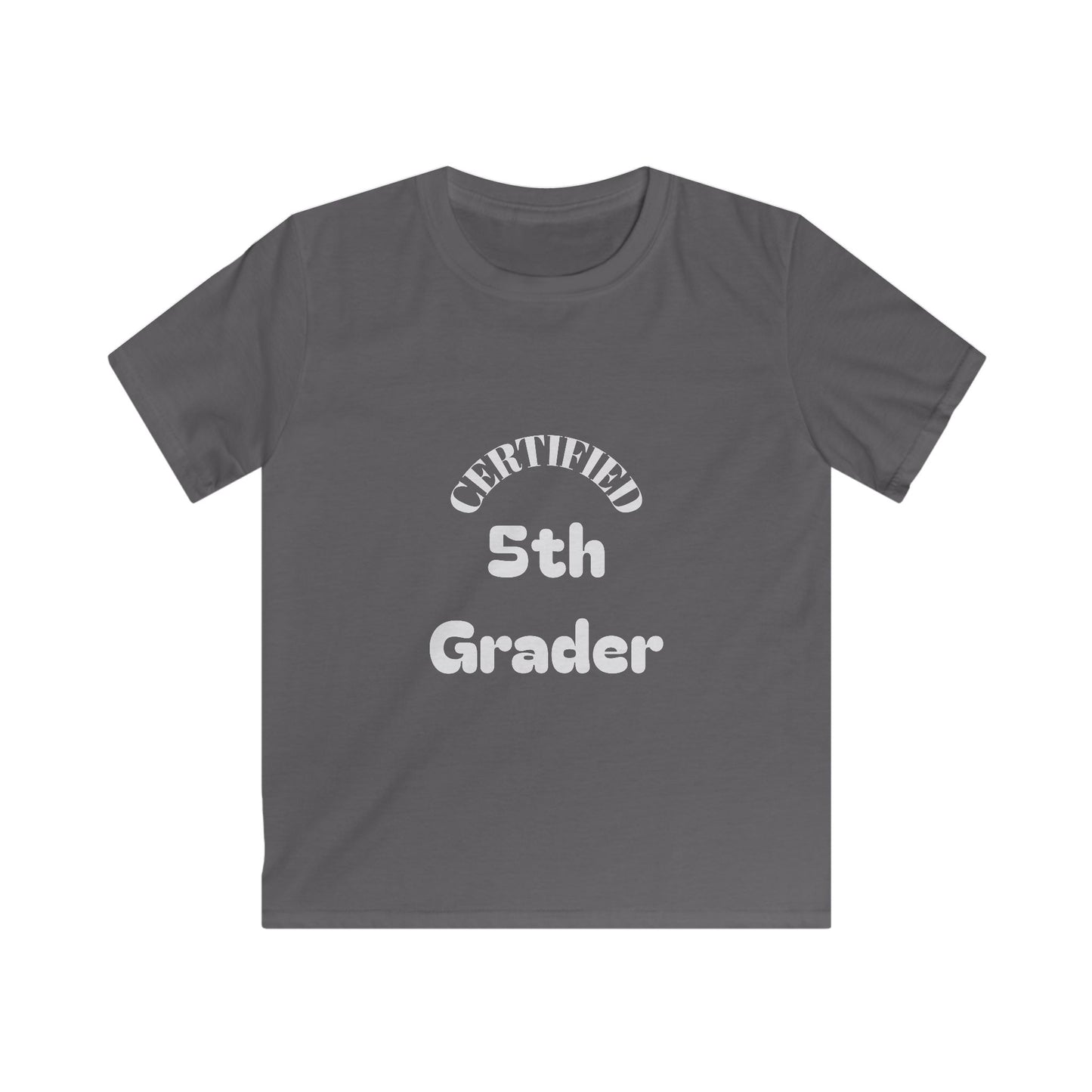Certified 5th Grader Kids T‑Shirt – Back to School Graduation Tee