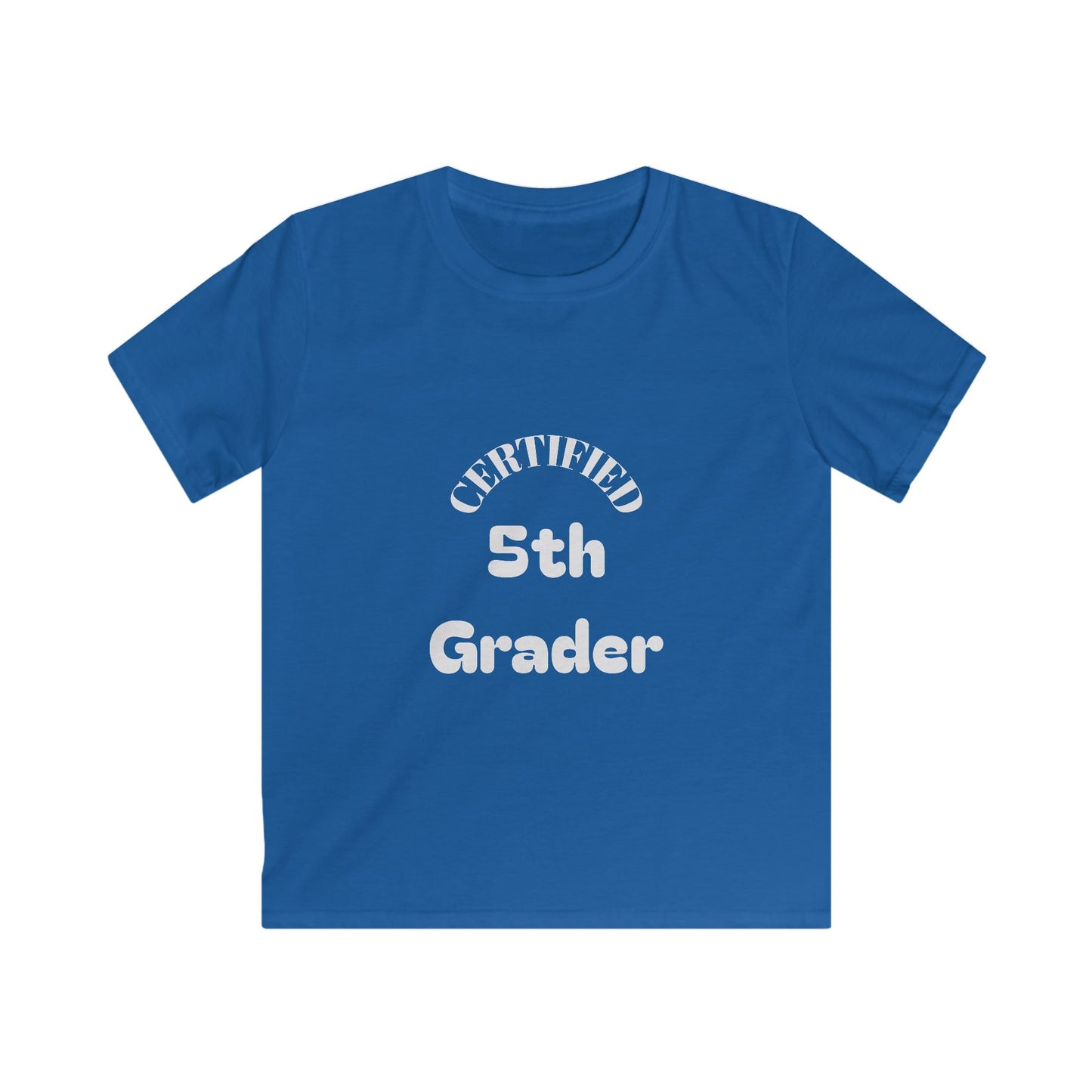 Certified 5th Grader Kids T‑Shirt – Back to School Graduation Tee