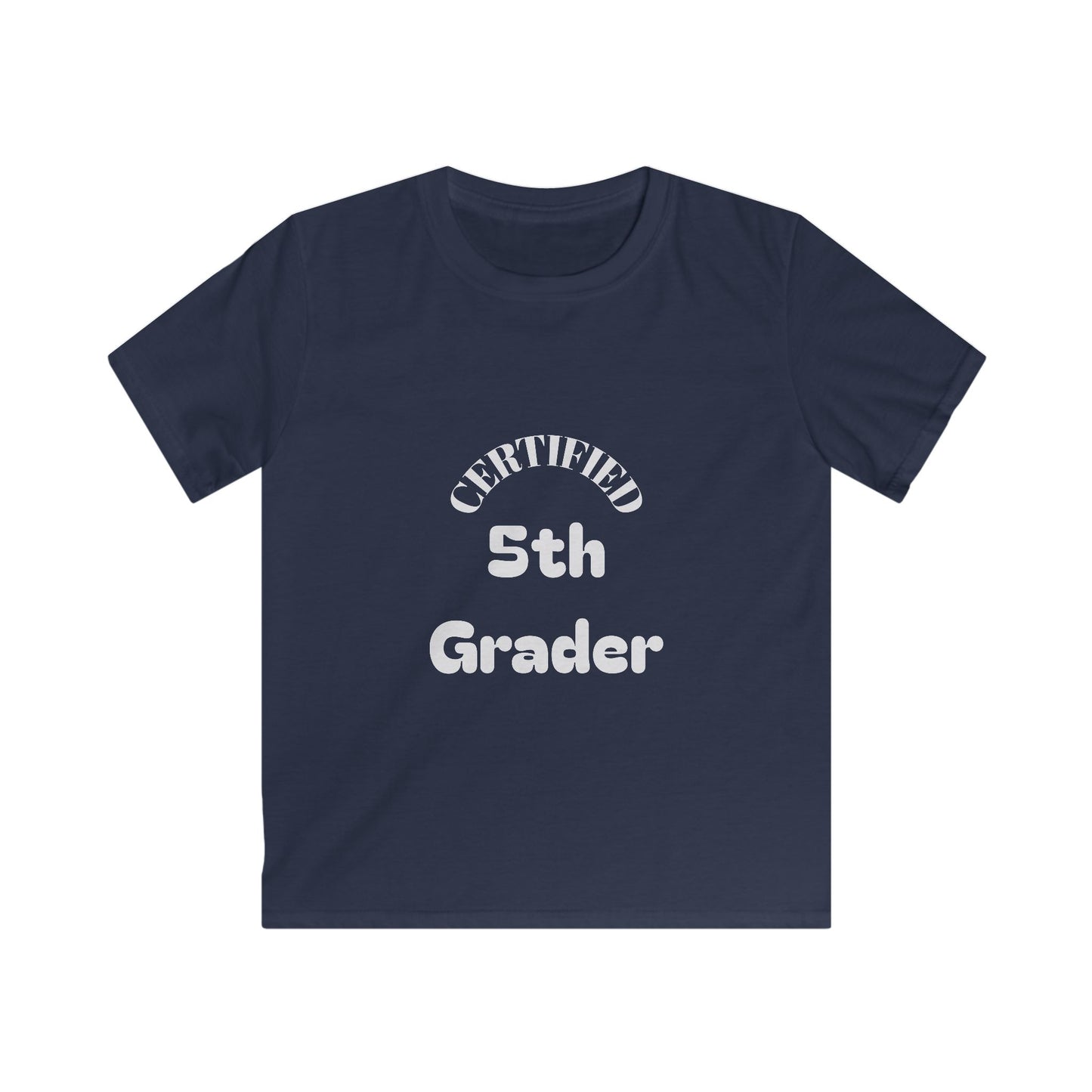 Certified 5th Grader Kids T‑Shirt – Back to School Graduation Tee