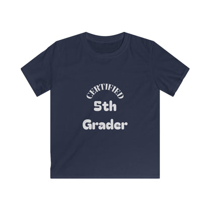 Certified 5th Grader Kids T‑Shirt – Back to School Graduation Tee