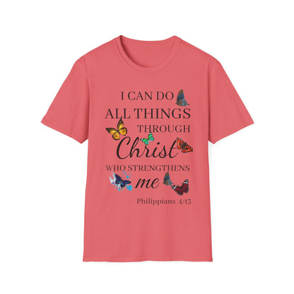 I Can Do All Things Through Christ T-Shirt — Inspirational Christian Tee