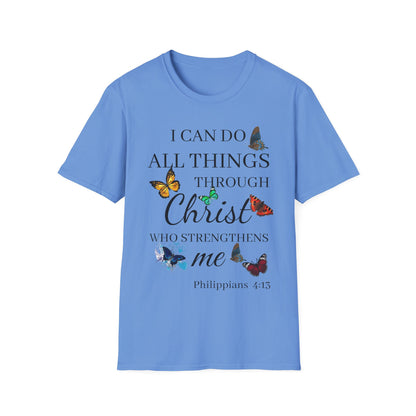 I Can Do All Things Through Christ T-Shirt — Inspirational Christian Tee