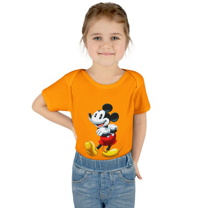 Mickey Mouse Infant Bodysuit — Classic Cartoon Baby Onesie