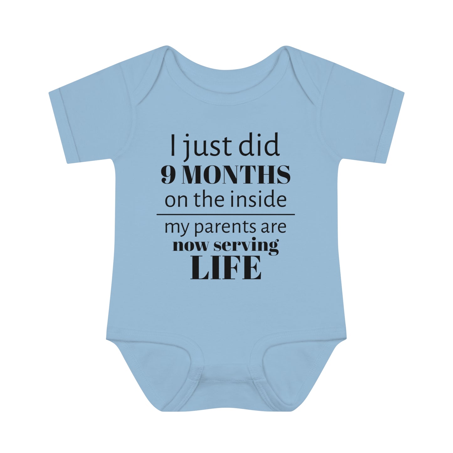 9 Months Infant Baby Rib Bodysuit