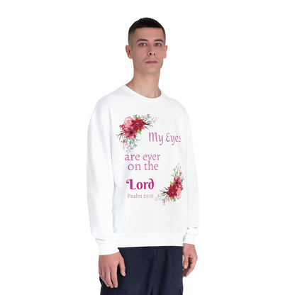 My Eyes Are Ever on the Lord Sweatshirt — Faith Crewneck