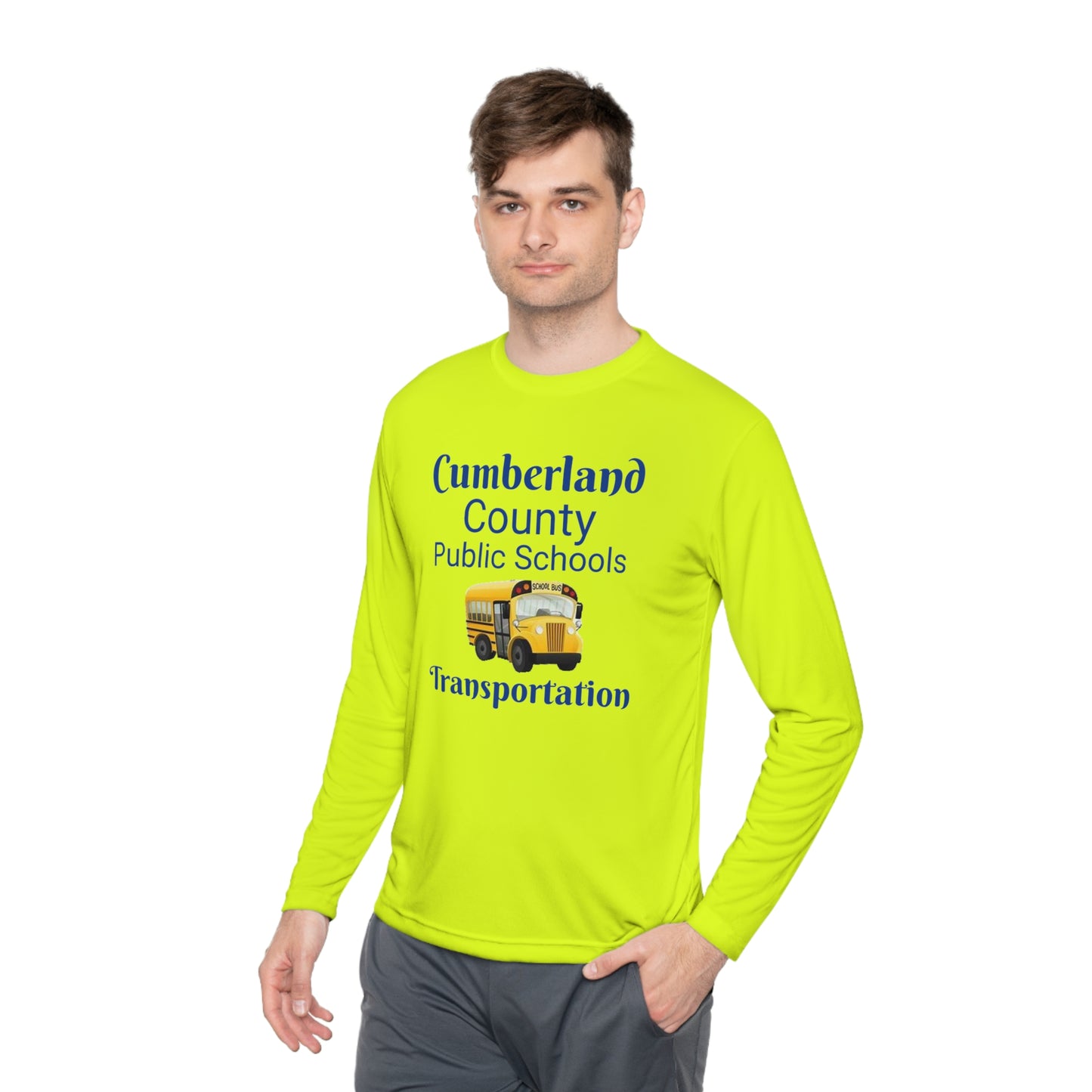 Cumberland County Public Schools Transportation Unisex Lightweight Long Sleeve Tee