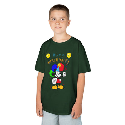 Kids Birthday Tee — "It's My Birthday!" Colorful Cartoon Celebration Shirt