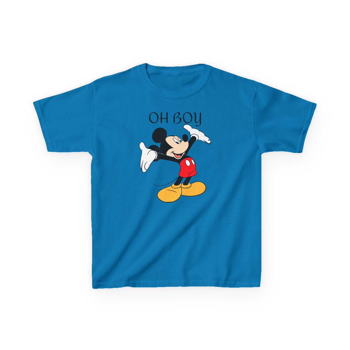 Kids Tee — "Oh Boy" Vintage Mickey Mouse Graphic