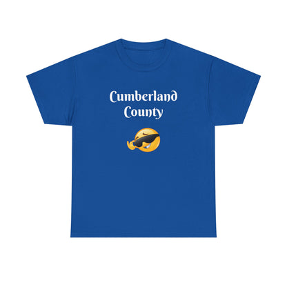 Cumberland County Emoji Tee - Cool Sunglasses Smiley Local Pride T-Shirt
