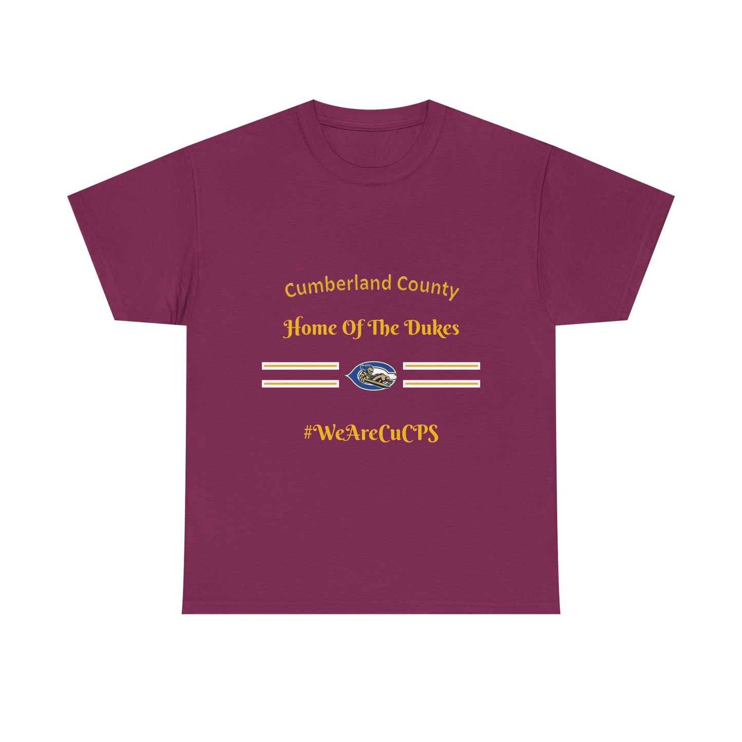 Cumberland County "Home of the Dukes" T-Shirt — #WeAreCuCPS School Spirit Tee
