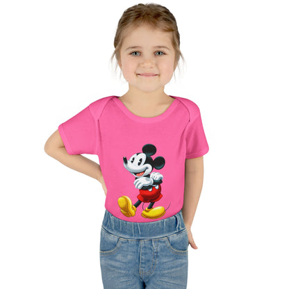 Mickey Mouse Infant Bodysuit — Classic Cartoon Baby Onesie