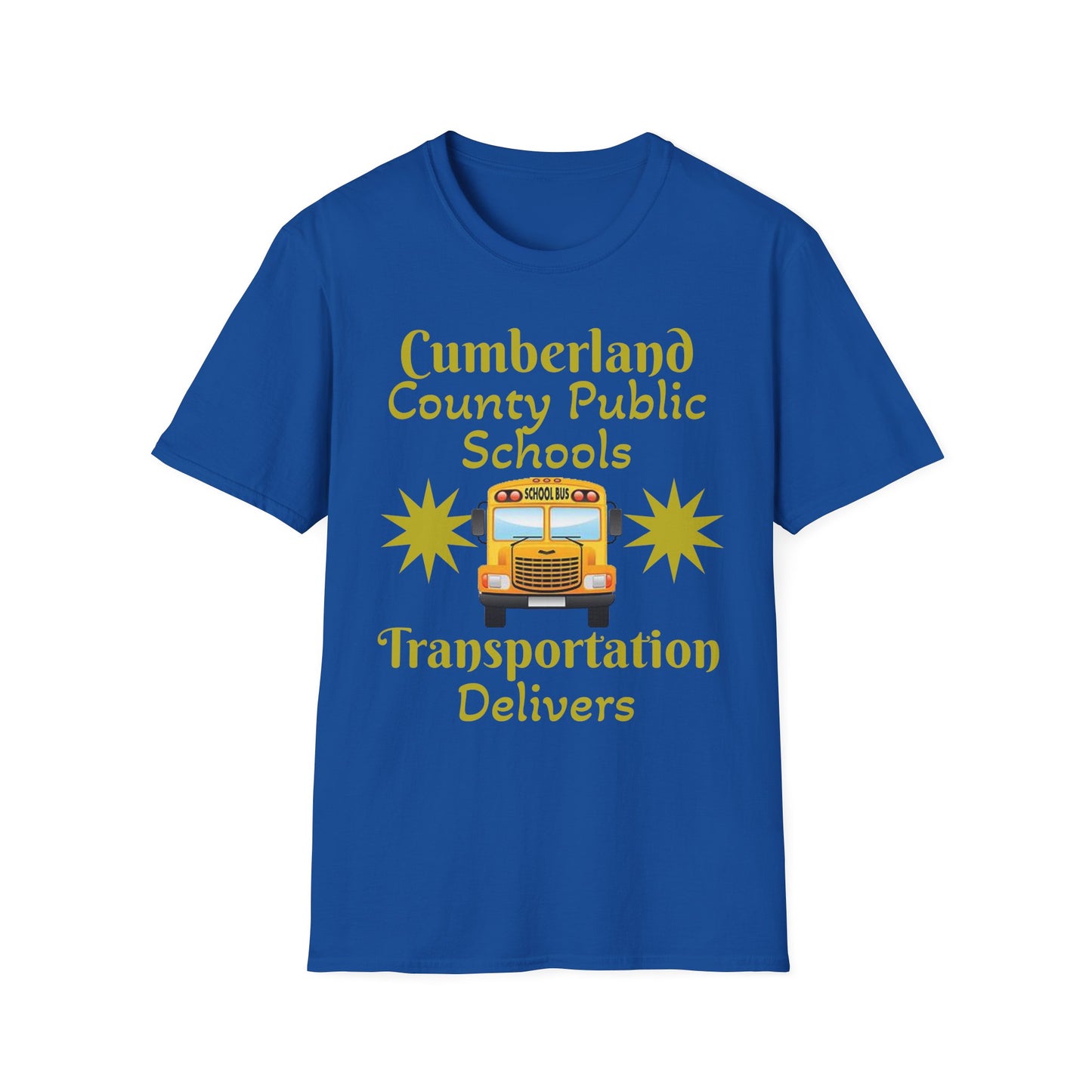 Discounted Cumberland County Public Schools Transportation Delivers T-shirt