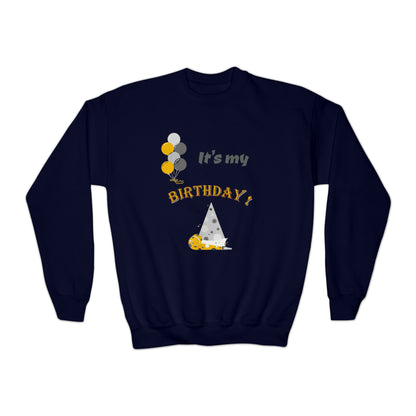 It's my Birthday Youth Crewneck Sweatshirt