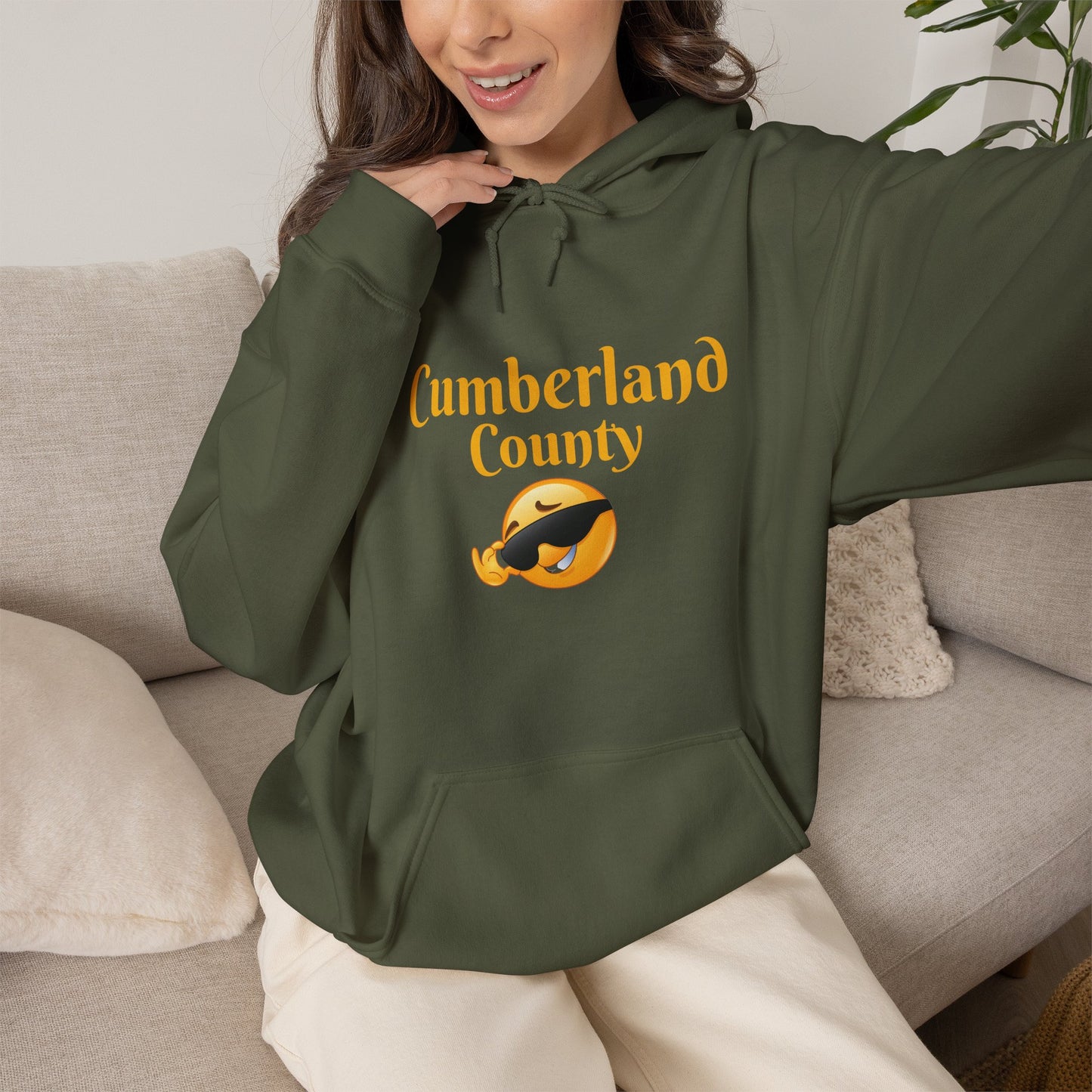 Cumberland County Hoodie – Crest Logo Pullover for Locals & Visitors
