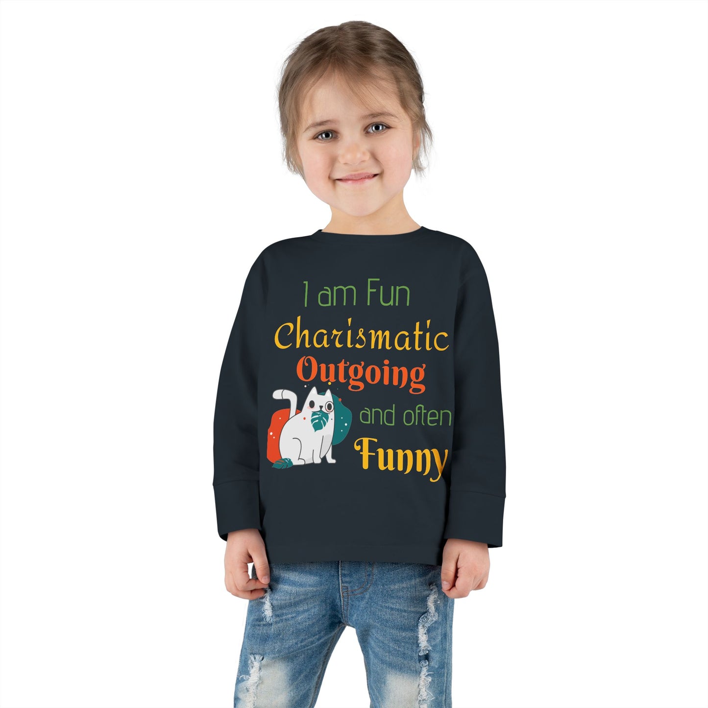 Descriptive Toddler Long Sleeve Tee