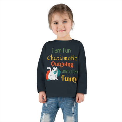 Descriptive Toddler Long Sleeve Tee