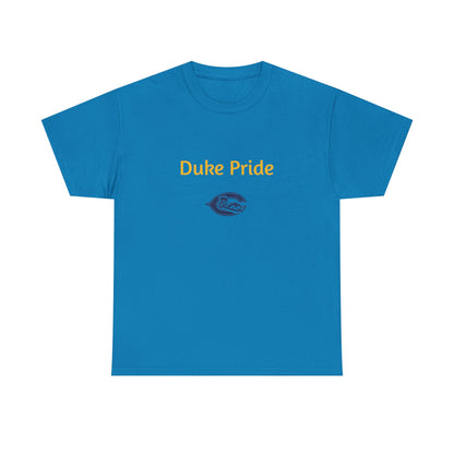 Duke Pride T-Shirt — Crew Neck Tee with Mascot Logo