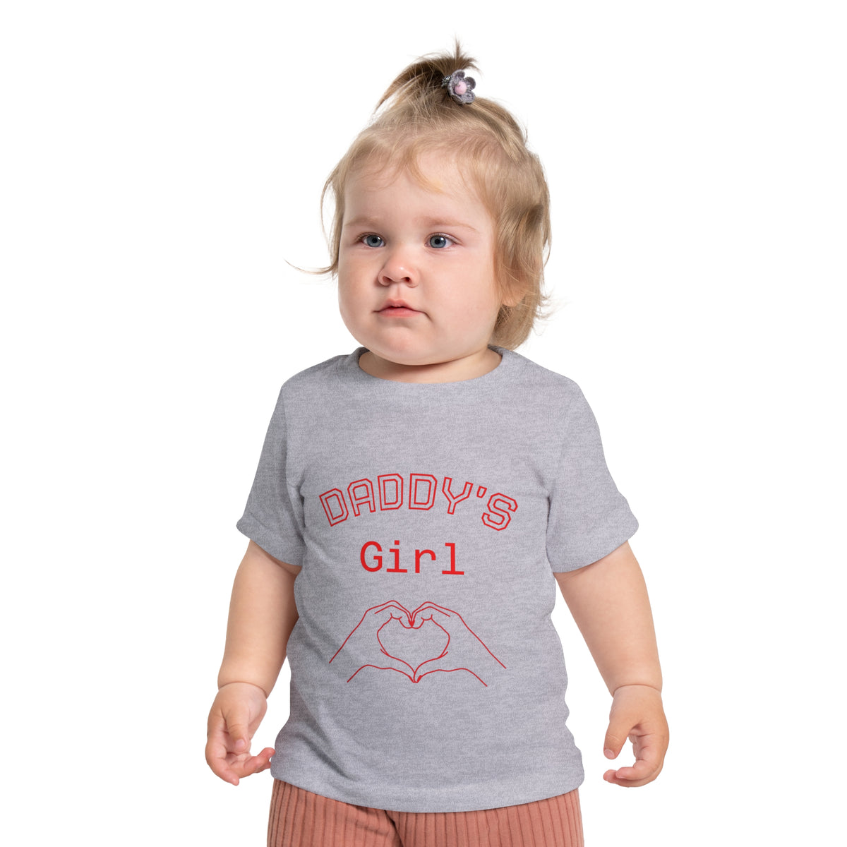 Daddy's Girl Baby T-Shirt – Heart Hands Infant Tee