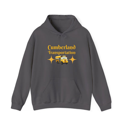 Cumberland Transportation School Bus Hoodie – Cute Vintage Yellow Bus Design