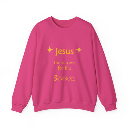 Sweatshirt — "Jesus the Reason for the Season" Christmas Crewneck