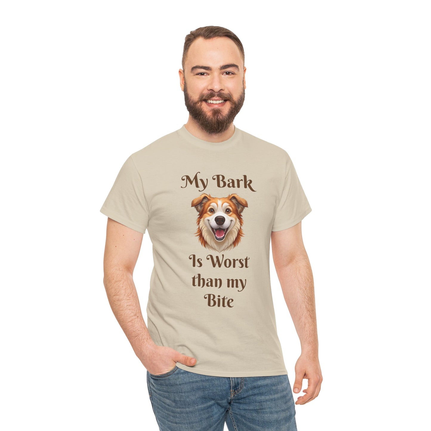 My Bark Is Worse Than My Bite T-Shirt — Funny Dog Lover Tee
