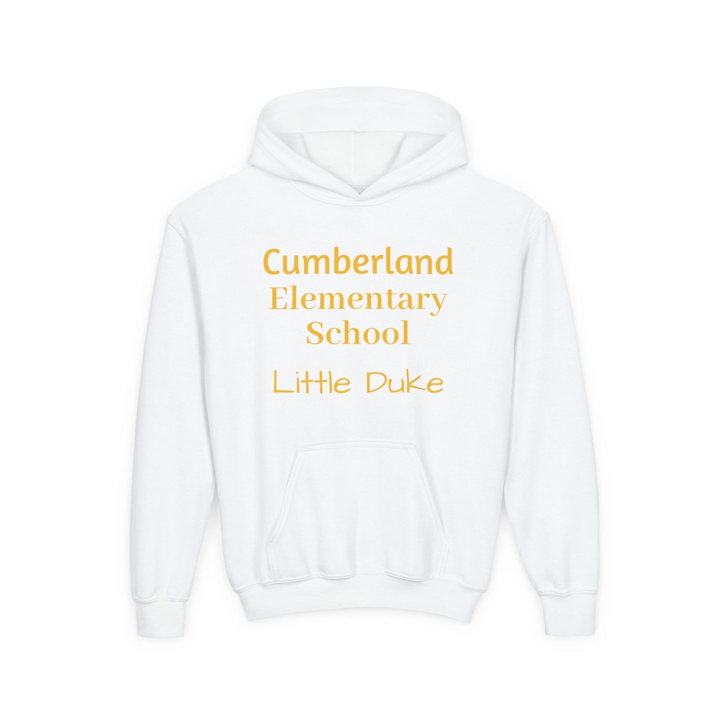 Cumberland Elementary School "Little Duke" Youth Hoodie — School Spirit Kids Sweatshirt