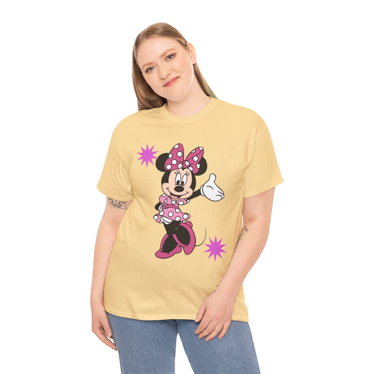 Minnie Mouse Pink Polka Dot Graphic Tee