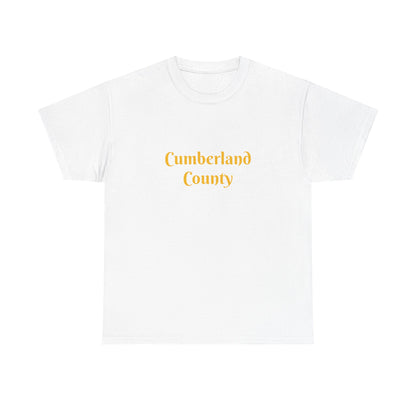 Cumberland County Minimalist Text Tee — Local Pride Shirt