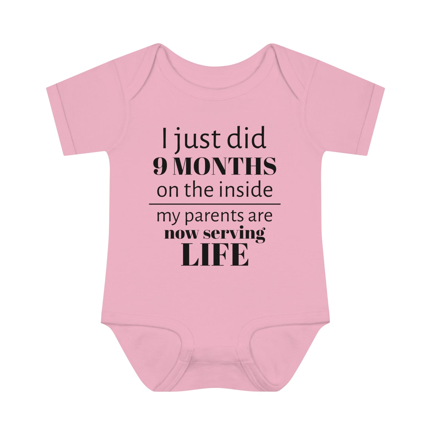 9 Months Infant Baby Rib Bodysuit