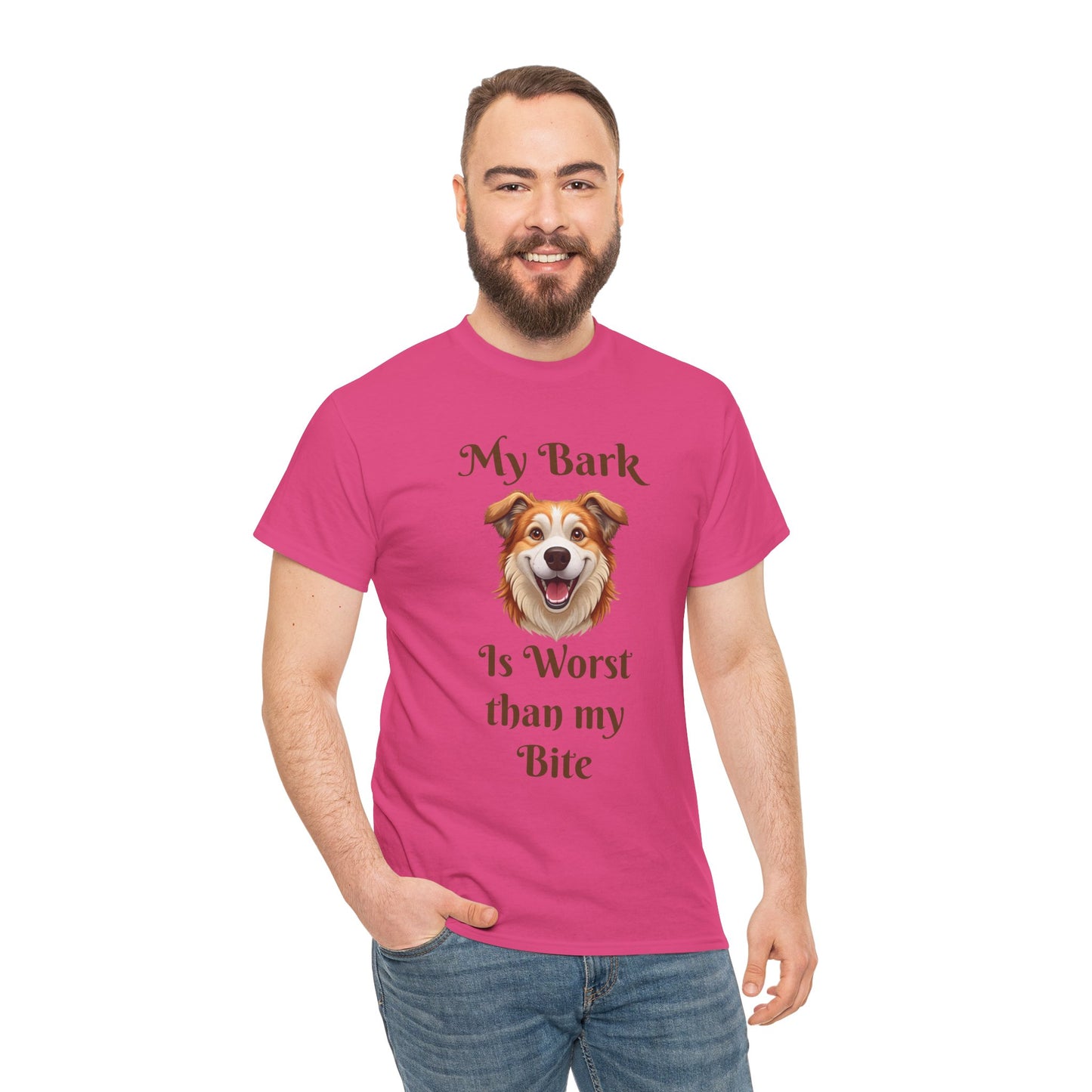 My Bark Is Worse Than My Bite T-Shirt — Funny Dog Lover Tee
