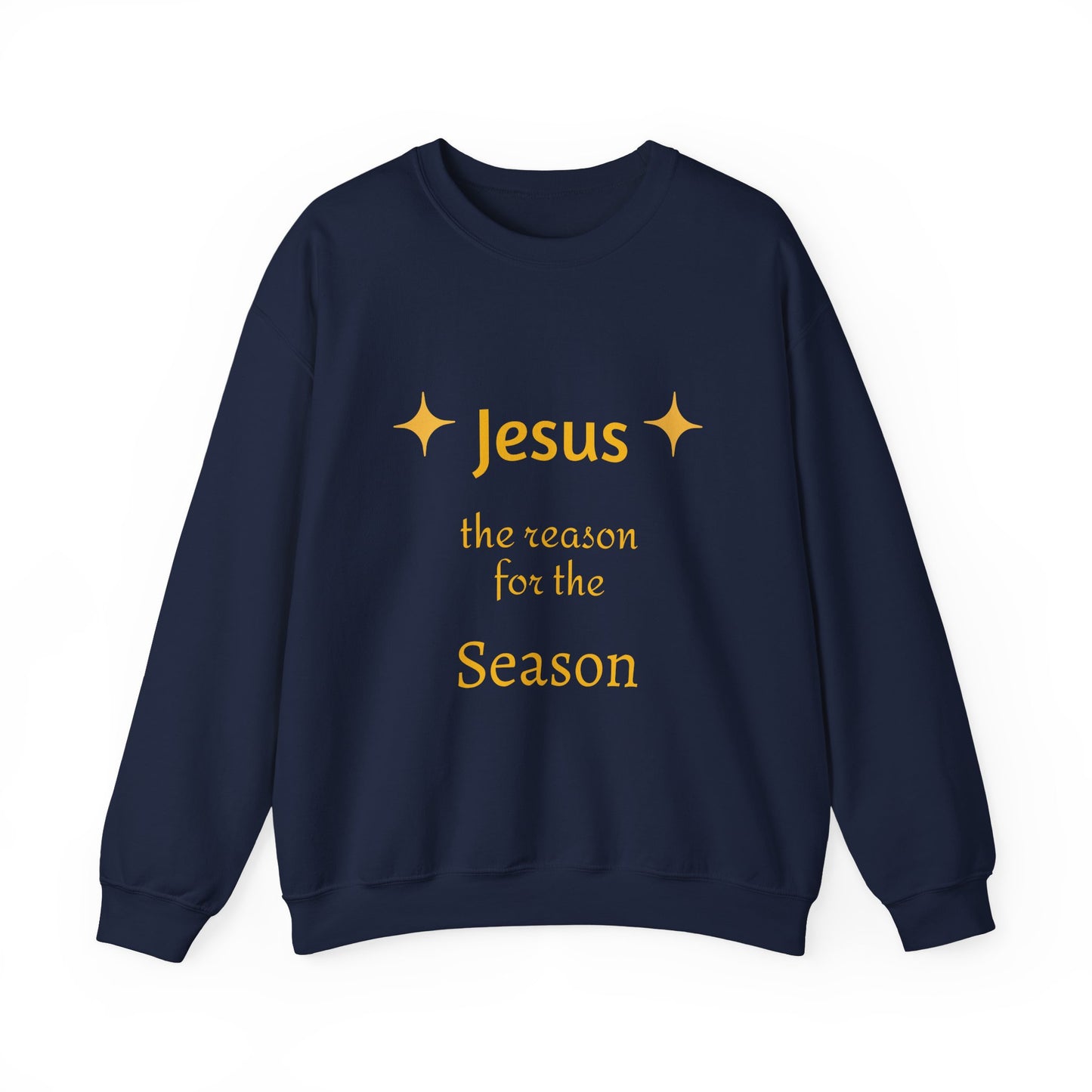 Sweatshirt — "Jesus the Reason for the Season" Christmas Crewneck