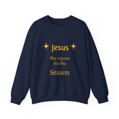 Sweatshirt — "Jesus the Reason for the Season" Christmas Crewneck