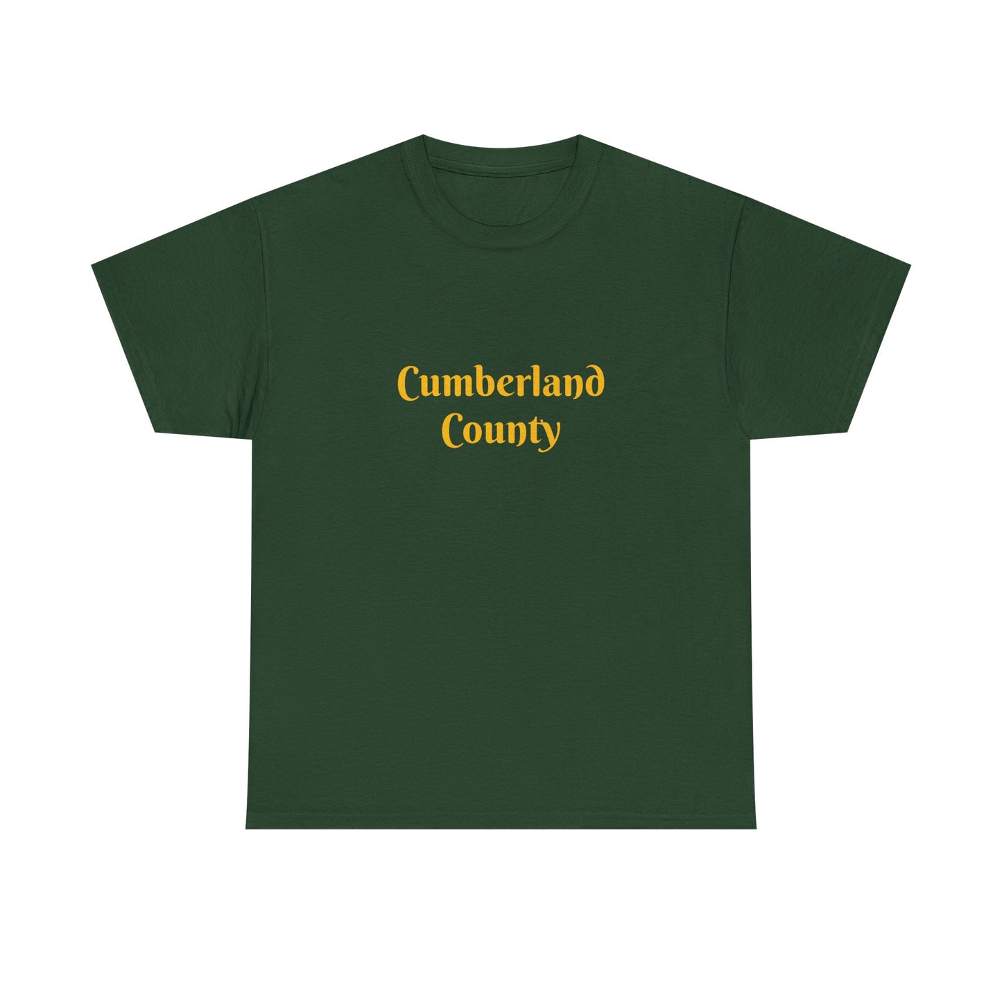 Cumberland County Minimalist Text Tee — Local Pride Shirt
