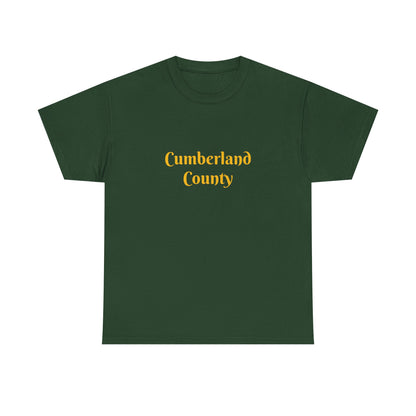 Cumberland County Minimalist Text Tee — Local Pride Shirt