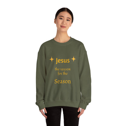 Sweatshirt — "Jesus the Reason for the Season" Christmas Crewneck