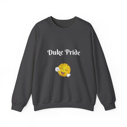 Sweatshirt — "Duke Pride" Smiling Emoji Crewneck