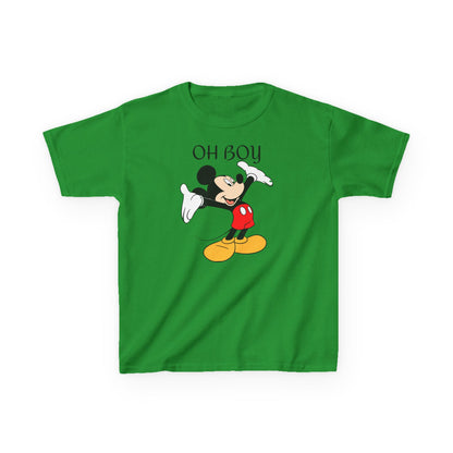 Kids Tee — "Oh Boy" Vintage Mickey Mouse Graphic