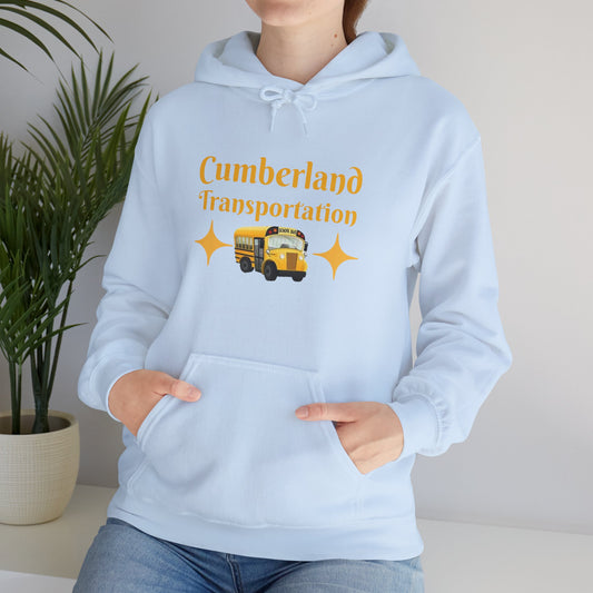 Cumberland Transportation School Bus Hoodie – Cute Vintage Yellow Bus Design