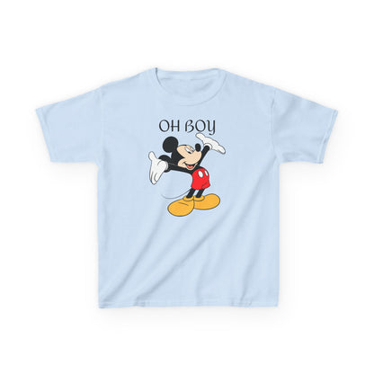 Kids Tee — "Oh Boy" Vintage Mickey Mouse Graphic