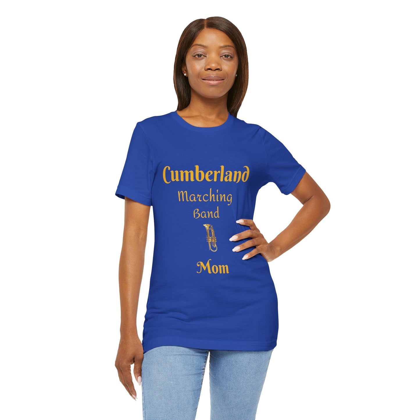 Cumberland Marching Band Mom Jersey Short Sleeve Tee