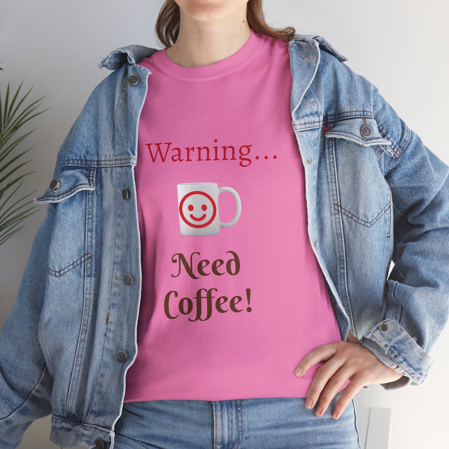 Warning... Need Coffee T-Shirt — Funny Coffee Lover Tee