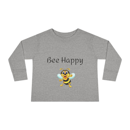 Bee Happy Toddler Long Sleeve Tee