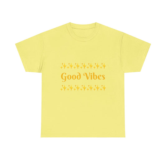 Good Vibes T-Shirt — Positive Sparkle Graphic Tee