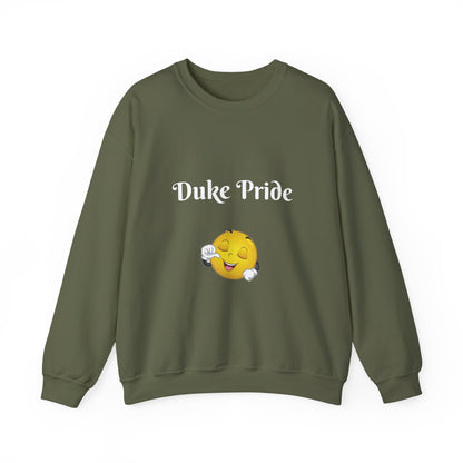 Sweatshirt — "Duke Pride" Smiling Emoji Crewneck