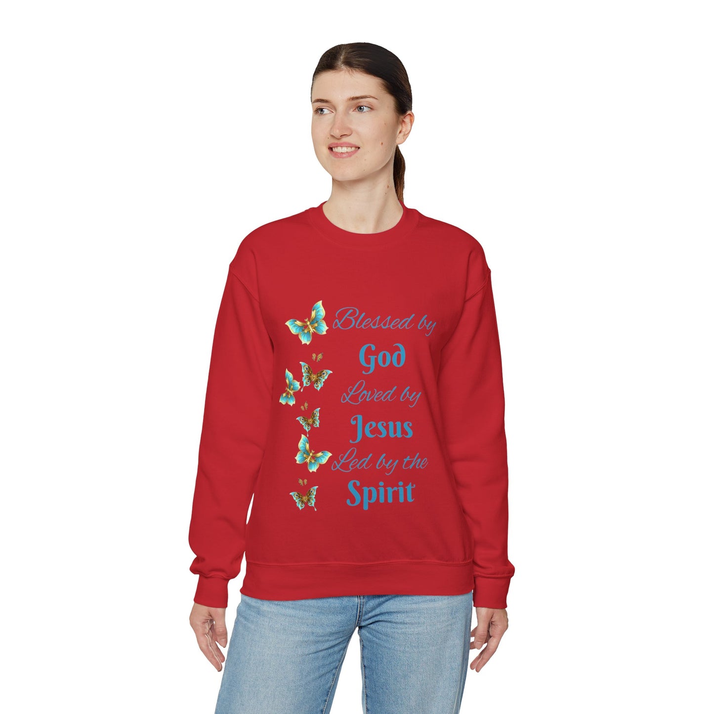 Blessed, Loved, Led Crewneck Sweatshirt