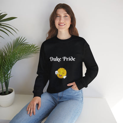 Sweatshirt — "Duke Pride" Smiling Emoji Crewneck